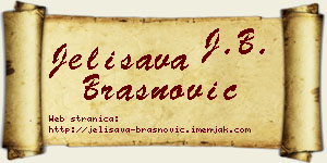 Jelisava Brašnović vizit kartica